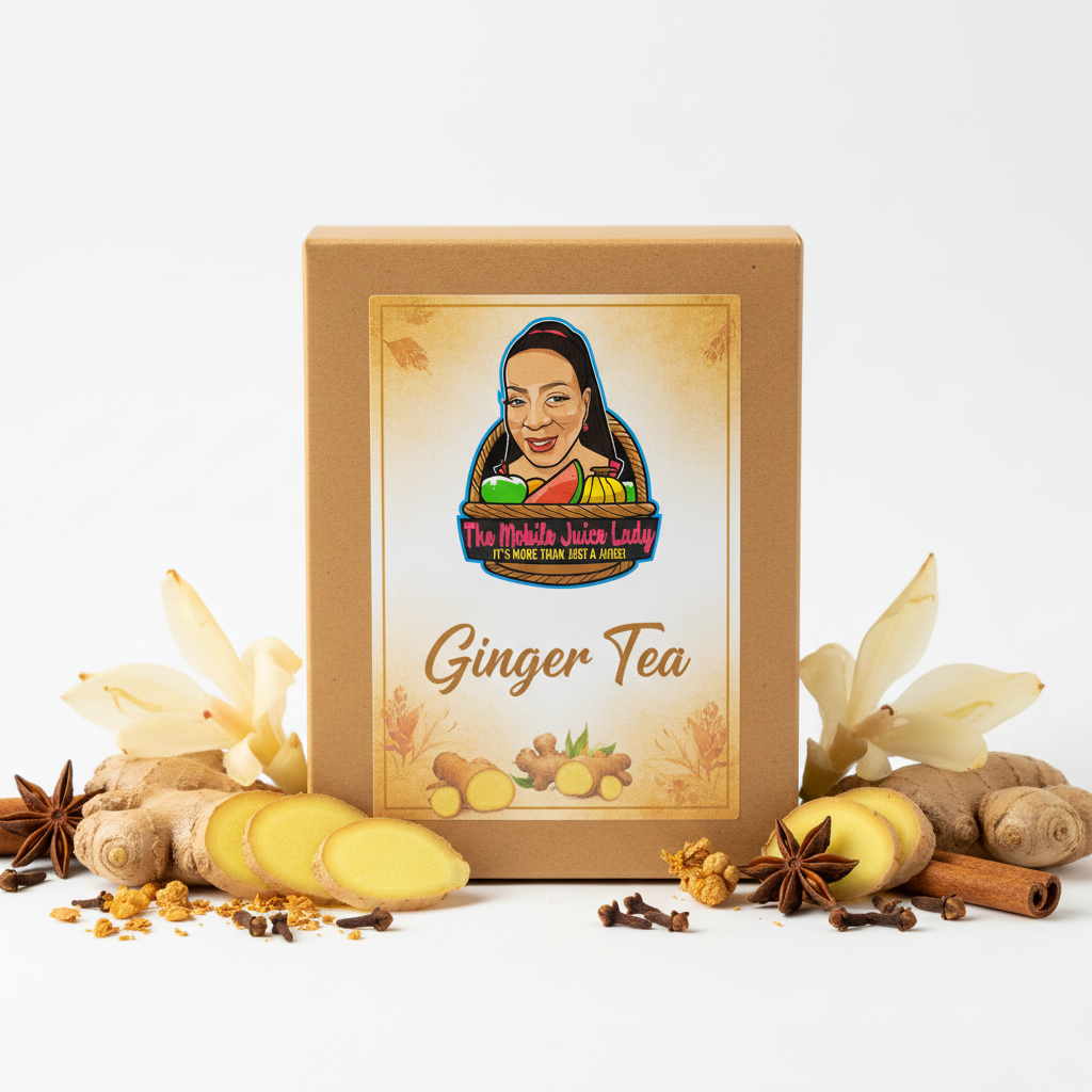Ginger Tea by The Mobile Juice Lady