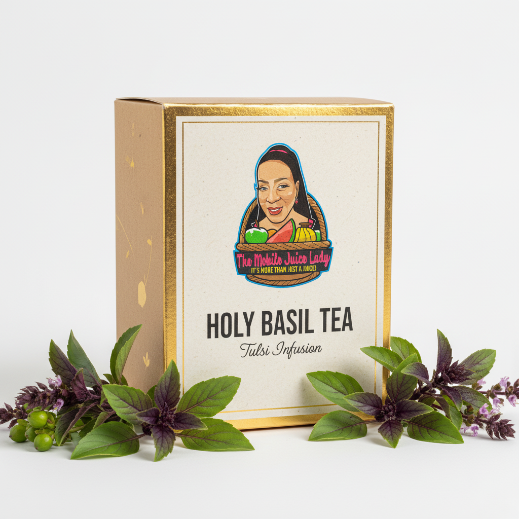 Holy Basil Tea by The Mobile Juice Lady